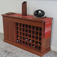 Jarrah Buffet / Wine Cabinet 