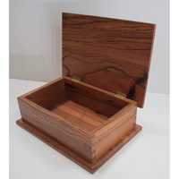 Bloodwood Jewellery Box Featuring Dovetail Joinery