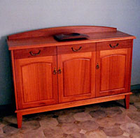 Traditional Style Rose Gum (Flooded Gum) Buffet 