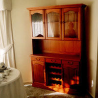 Traditional Style Kalantis Buffett / Display Cabinet with Wine Storage. 