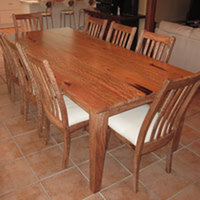 Mango Dining Table & 8 chairs 